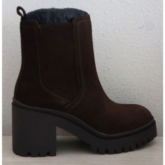 Blondo RAQU01SD-205 Women's Sz 6.5M Brown Suede Raquel Waterproof Boots - Picture 5 of 16